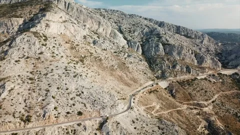 Flight over mountains Stock Footage 256476928