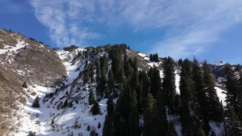 Flight Over The Mountains Stock Footage 308618003