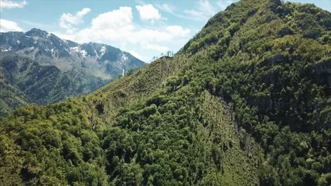 Flight over mountains Stock Footage 321362958