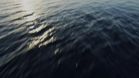 Flight over the ocean, 3D Animation Video stock 117945430