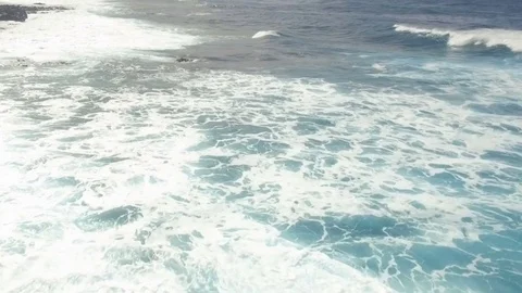 Flight over ocean waves Stock-Footage 72545049