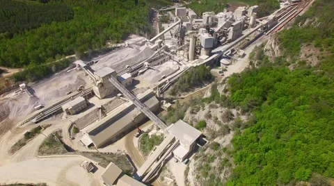 Flight over old lime works. Stock Footage 63316423