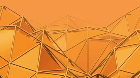 Flight over the polygonal surface Stock Footage 67382030