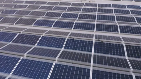 Flight over PV Panels Vídeos de archivo 117852178