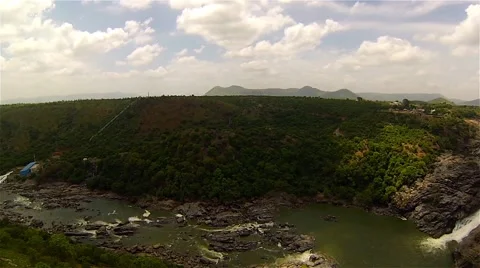 Flight over River Stock Footage 51692780