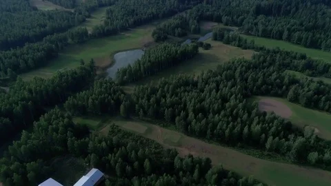 Flight over the river Stock Footage 77208157