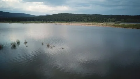 Flight over the River Stock Footage 95762128