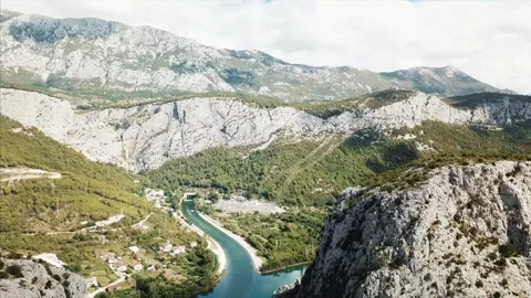 Flight over river Stock Footage 256473906