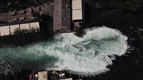 Flight over the river Stock Footage 321361090