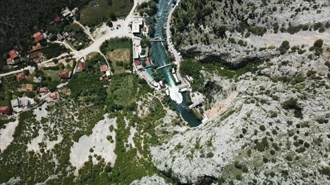 Flight over the river Stock Footage 321361147