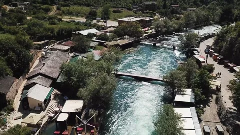 Flight over the river Stock Footage 321361188