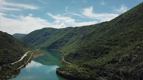 Flight over river Stock Footage 321362765