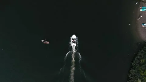 Flight Over River Thames In West London Near Richmond park Video stock 285330417