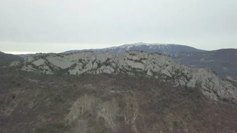 Flight over rocks 01 Video stock 148368349