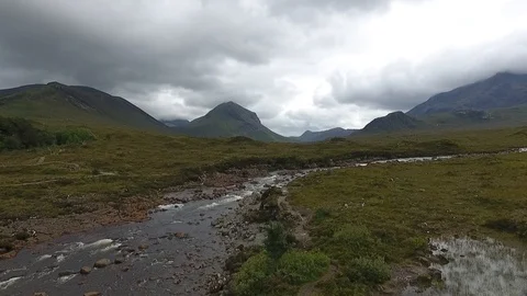 Flight over Scotland Видео 88126253