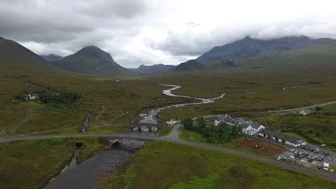 Flight over Scotland Видео 88126269