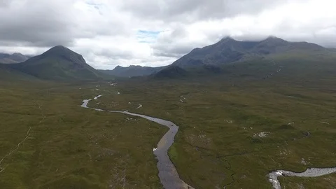 Flight over Scotland Stock Footage 88129519