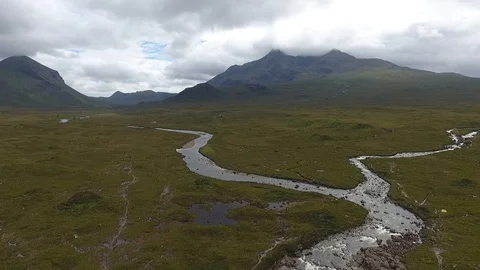 Flight over Scotland Stock Footage 88129536
