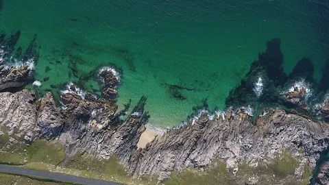 Flight over Scotland Stock Footage 88129614