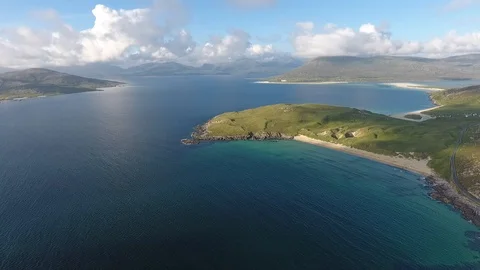 Flight over Scotland Stock Footage 88129629