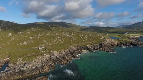 Flight over Scotland Stock Footage 88129666