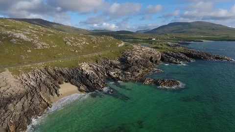 Flight over Scotland Stock Footage 88129692