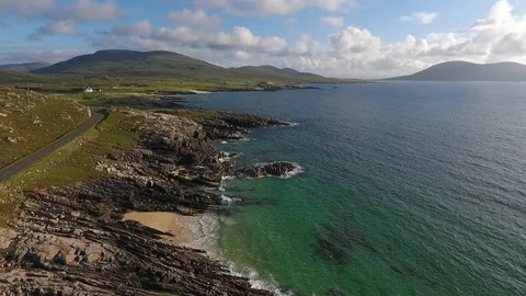 Flight over Scotland Stock Footage 88129697