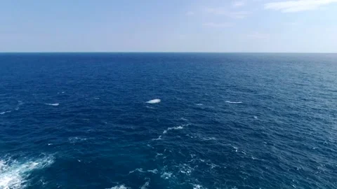 In flight over the sea Stock Footage 135917173