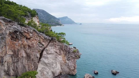 Flight over the sea Stock Footage 220653597