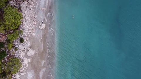 Flight over the sea Stock Footage 220806281