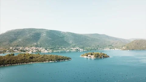 Flight over sea Stock Footage 256457977