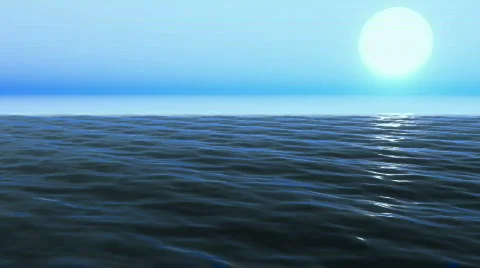 Flight over Sea Loop. CG. HD. Stockbeeldmateriaal 540631