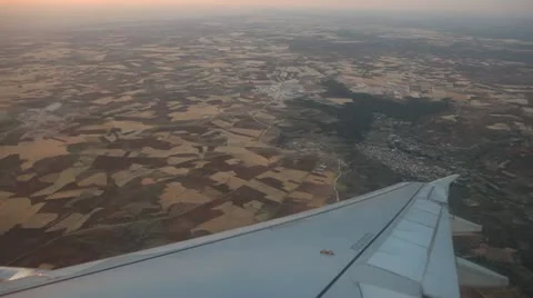 Flight over Spain (Madrid) Stock Footage 11373240