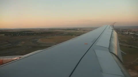 Flight over Spain (Madrid) Stock Footage