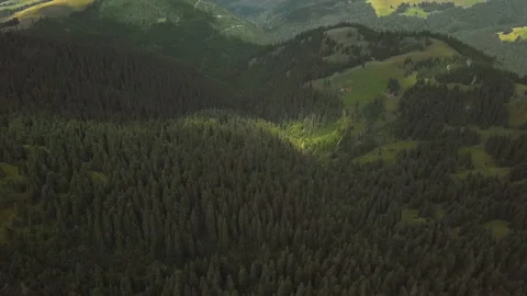 Flight over the spring mountains, thaw Stock Footage 149507022