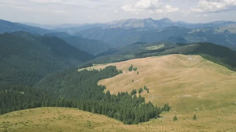 Flight over the spring mountains, thaw Stock Footage 149507266