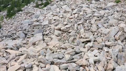 Flight over the stone river. Stock Footage 114058321