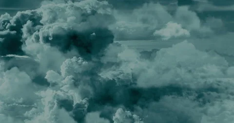 Flight over the stormy clouds Stock Footage 169517169