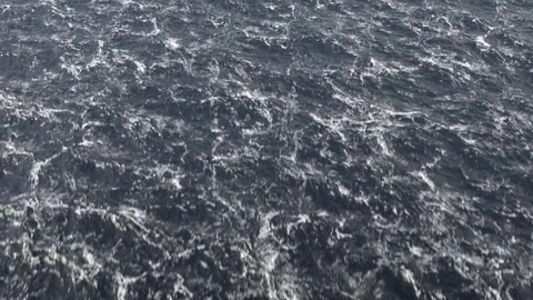 Flight Over The Stormy Ocean / Stormy North Sea. 스톡 동영상 78587641
