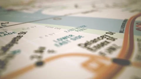 Flight Over Subway Map Background Stock Footage 242084526