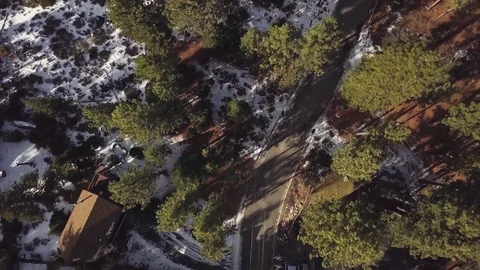 Flight over Tahoe lake Stock Footage 83737487