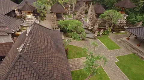 Flight Over the Tample on Bali Island 動画素材 62840087