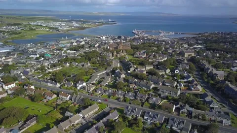Flight over town Stock Footage 219811952