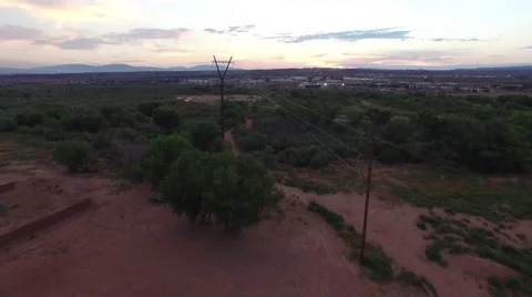 Flight over the Virgin River Save Stock Footage 51824437