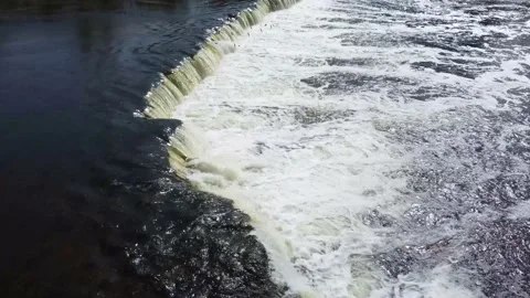 Flight over the waterfall. Stock Footage 239938115