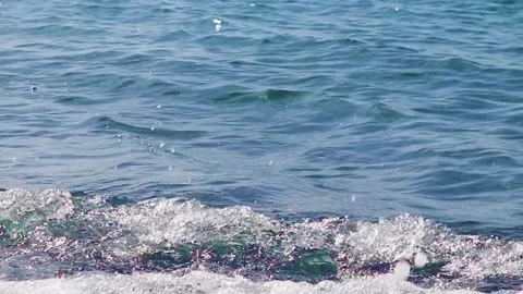 Flight Over the Waves. Waves Close-up. Stock Footage 236288856