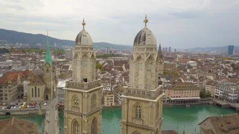 Flight over Zurich Vidéo 109159407