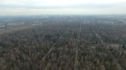 Flight park zone in city Stock Footage 58597655