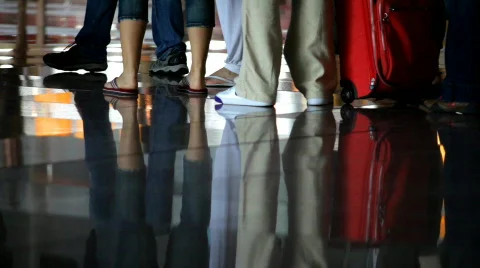 Flight passengers Stock-Footage 514343