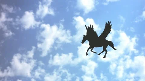 FLIGHT OF  PEGASUS (2) Stock Footage 12189342
